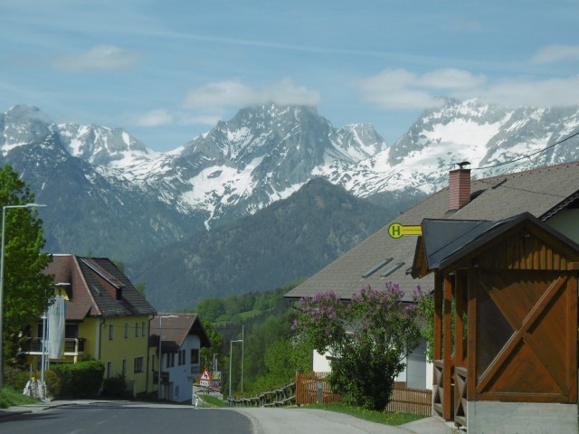 Het dorpje Hinterstoder